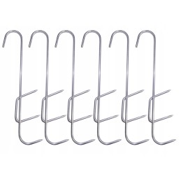 6 vnt - žuvies rūkymo kabliukai