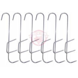 6 vnt - žuvies rūkymo kabliukai