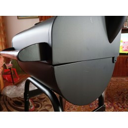 Plieninis kepsninės komplektas, priedai, dėklas, žnyplės, mentelė, šakutė