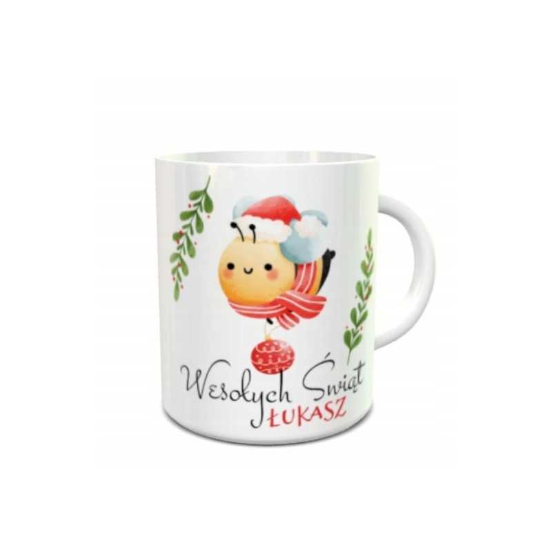 Kalėdinis puodelis su savo vardu