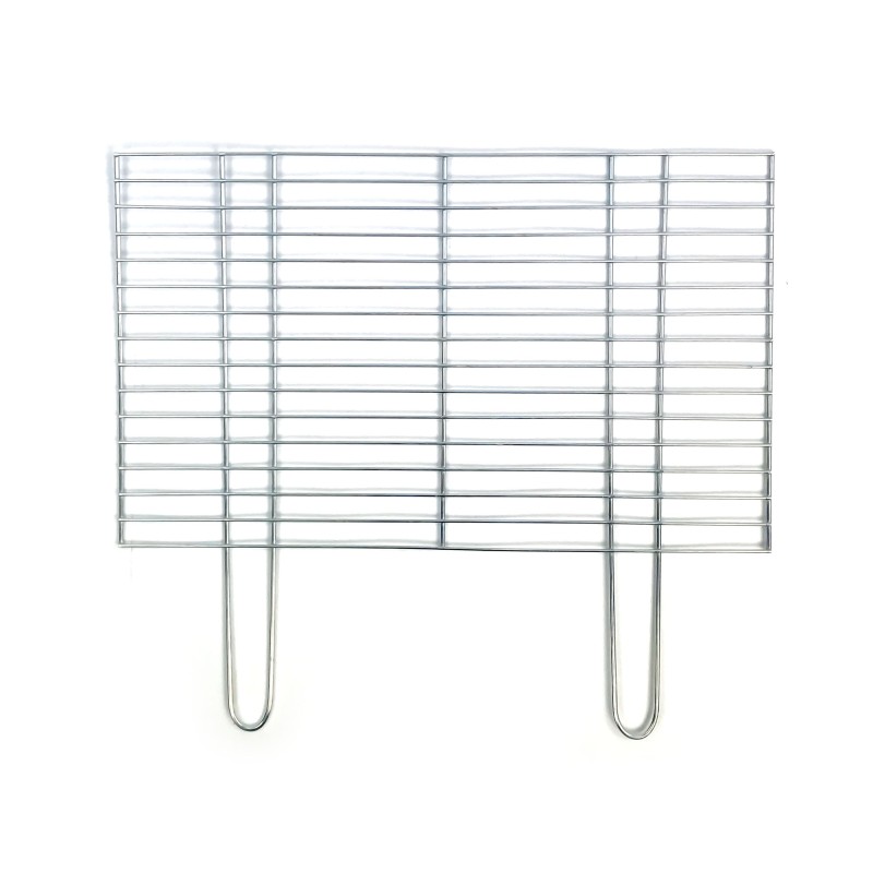 Grilio grotelės 50x30, chromuotos