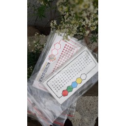 Opalitai, motininiai numeriai – raudoni, balti, žali