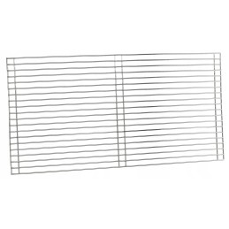 Nerūdijančio plieno grotelės 58x30, šepetys