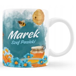 Bitininko puodukas su tavo vardu - bityno vedėja. puiki dovana kiekvienam bitininkui.