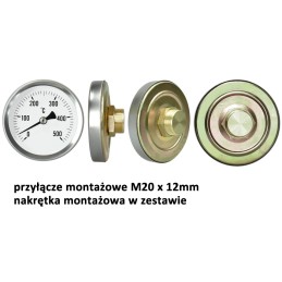 Mechaninis bimetalinis termometras, Nr.: tpm05.m20