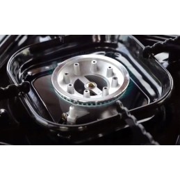 Dujų kasetė su sriegiu, kasetė kempingo viryklei, dujinis degiklis 190g x8, lenkiškas prekės ženklas Alpen Camping.