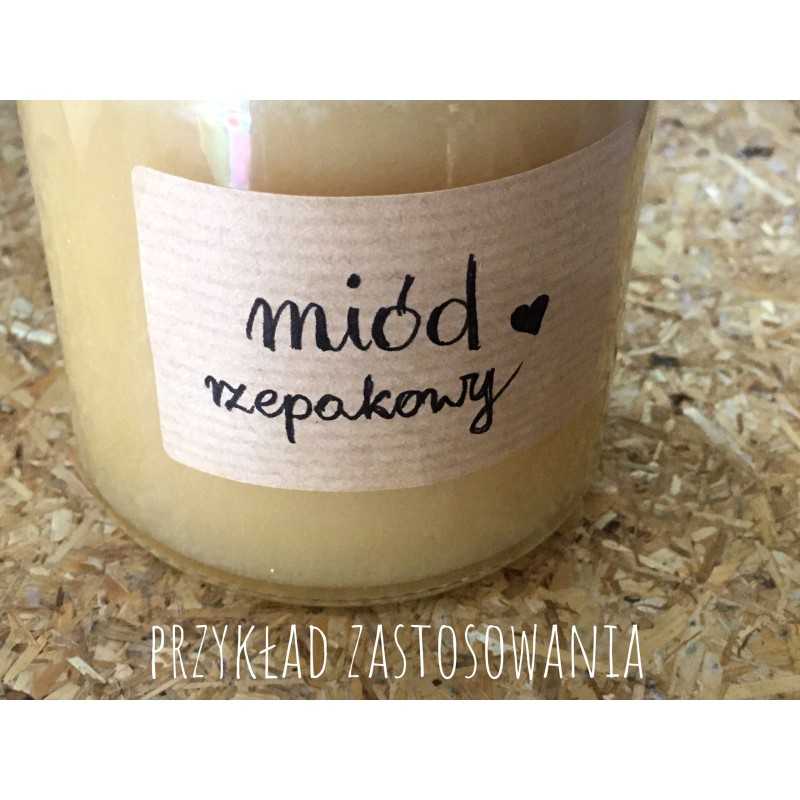 Ekologiškos etiketės konservų stiklainiams ir lipdukai