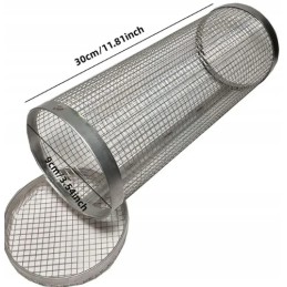 Grilio grotelės, nerūdijančio plieno grilio krepšelis, 1 vnt