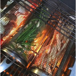 Grilio grotelės, nerūdijančio plieno grilio krepšelis, 1 vnt