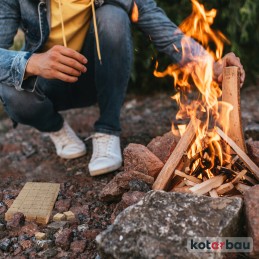 Ugnies starteris, židinio grilio starteris, 30 lėkščių, 1200 kubų