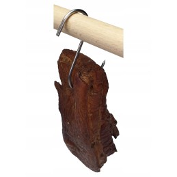 S 411 rūkymo kabliukai 11 cm storio, fi 4, rūkymui, lenkiškas, Stallux