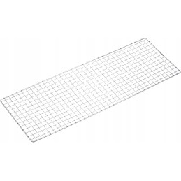 Nerūdijančio plieno grilio grotelės, grilio stovas, 62x19 cm