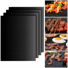 4 vienetų tefloninių kilimėlių rinkinys kepimui ir kepimui