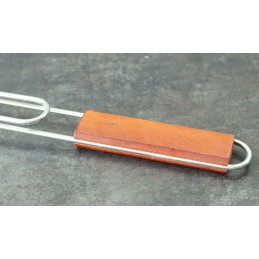 Uždaros ilgos grilio grotelės 44x14cm