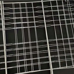 Grilio grotelės, grotelės, skrudintuvas, uždaras, sulankstomas, mėsos grilis, 34x58 cm