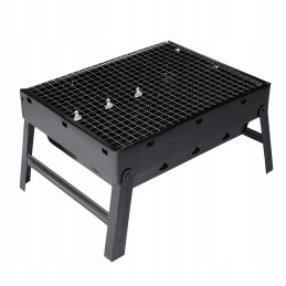 Mini turistinė anglių kepsninė, nešiojamas lagaminas