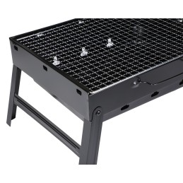 Mini turistinė anglių kepsninė, nešiojamas lagaminas