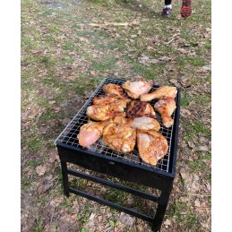 Anglies grilis kempingas nešiojamas sulankstomas stovyklavimo lagaminas