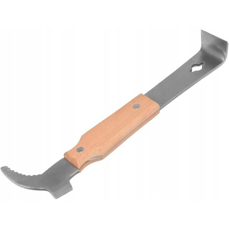 Didelis nerūdijančio plieno kaltas su kabliuku