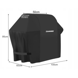 Didelis anglies/dujinės sodo kepsninės dangtis