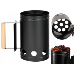 Mini kaminų grotelės, skirtos apšviesti briketus ir bbq anglies grilius