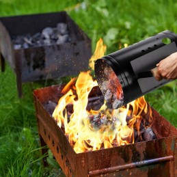 Mini kaminų grotelės, skirtos apšviesti briketus ir bbq anglies grilius