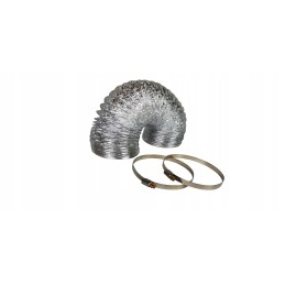 Spiro borniak vamzdis 3 m su dviem spaustukais zwa01 (zwa-01)