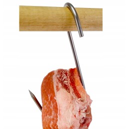 S 413 b susukti rūkymo kabliukai šaltiems gabalams, šoninei, šonkauliams, kumpiui rūkyti