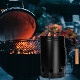 Kaminas Korten griliui apšviesti