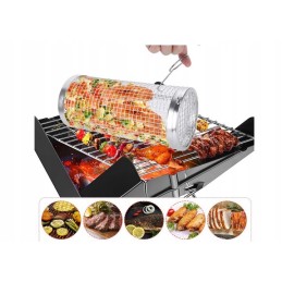 Krepšelis daržovėms kepti ant grotelių, nerūdijančio plieno, 2s