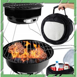 Sodo grilis nešiojamas anglis nešiojamas grilis mažas krepšys stovyklavimui