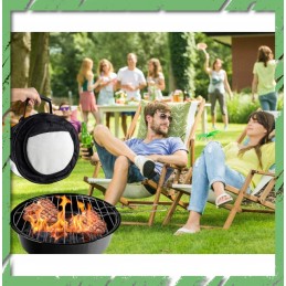 Sodo grilis nešiojamas anglis nešiojamas grilis mažas krepšys stovyklavimui