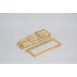 Hoffman dadant rėmeliai 1/2 (145 mm) su plonu viršumi, II klasė (10 vnt.)