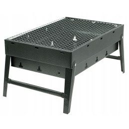 Didelė, sulankstoma, turistinė sodo anglių kepsninė