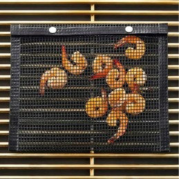 Tefloninis grilio maišelis, karščiui atsparus tinklelis, 2 vnt