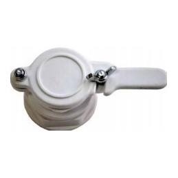 6/4 plastikinis vožtuvas su dangteliu