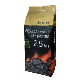 Dancoal medienos briketai bbq griliui 2,5 kg - 4 vnt.