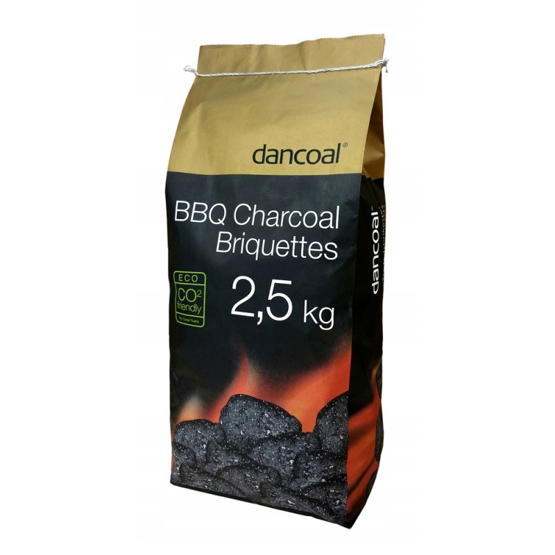 Dancoal medienos briketai bbq griliui 2,5 kg - 4 vnt.