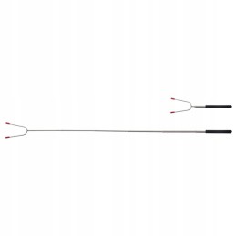 4x lazdos šakutė laužui kielbasa teleskopinė šakutė