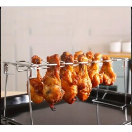 Sulankstomas stovas keptoms vištienos kojoms ant grotelių