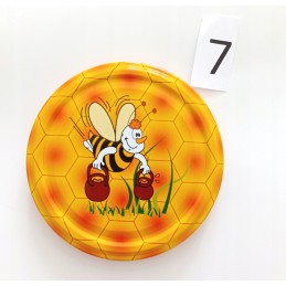 Dangteliai/dangteliai stiklainiams (ø82) medui! 50 vienetų! 6- kabliukai