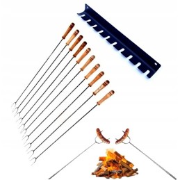 Laužo lazdos, dešrų šakutės, laužo lazdos, 120 cm, 10 vnt., kabykla, PL