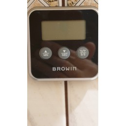 Maisto termometras su zondu - juoda spalva - 0°C +250°C