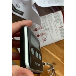 Maisto termometras su zondu - juoda spalva - 0°C +250°C