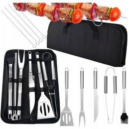 nerūdijančio plieno kepimo indų rinkinys praktiškame užtrauktuku užsegamame dėkle