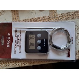 Maisto termometras su zondu - juoda spalva - 0°C +250°C