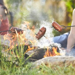 Šakės laužui, kietos laužo lazdos, 10 vnt.