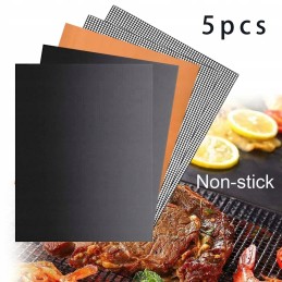 Tefloninių grilio kilimėlių rinkinys, 5 vnt