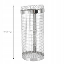 Apvalus krepšelis daržovėms kepti, grilis 20 cm