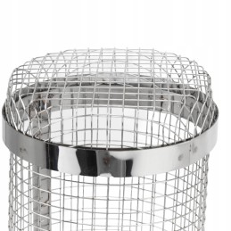 Apvalus krepšelis daržovėms kepti, grilis 20 cm